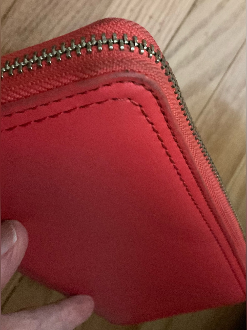 COACH Leather Zip Wallet - Picture 9 of 15